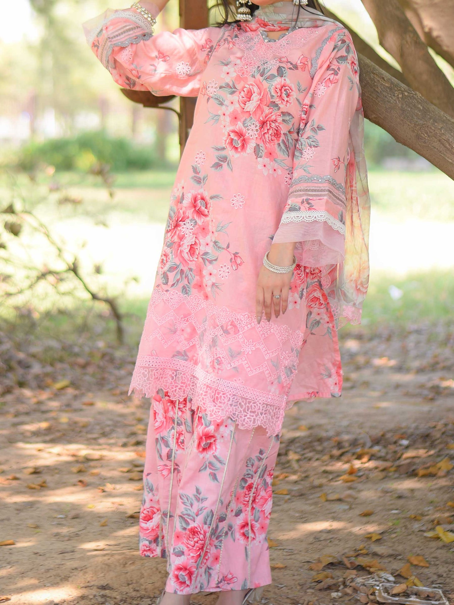 Fleur 3PC Lawn Suit