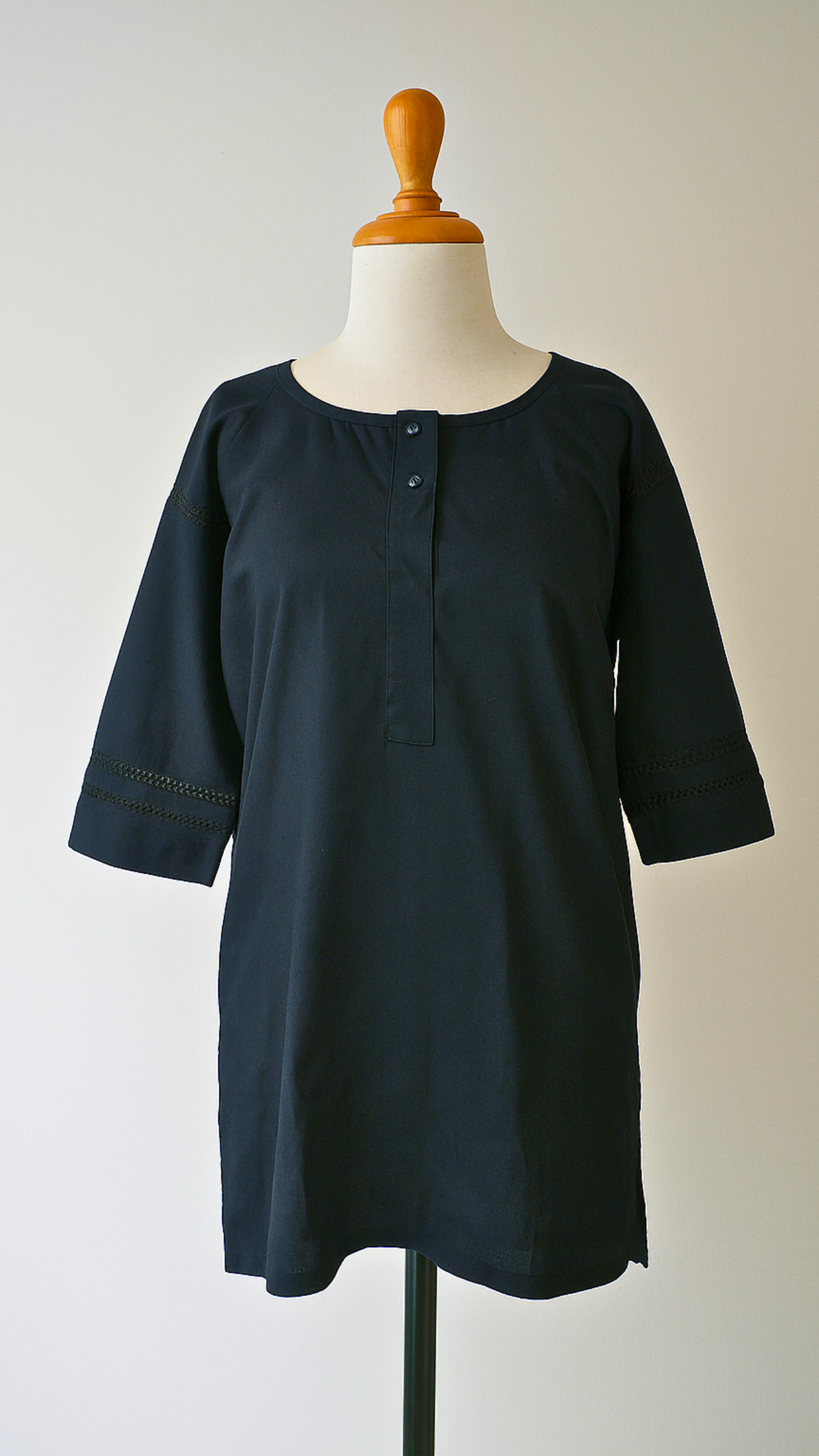 Siyah Zaad Plain: Black Cotton Suit for Women | Ready to Wear Co-ord Se