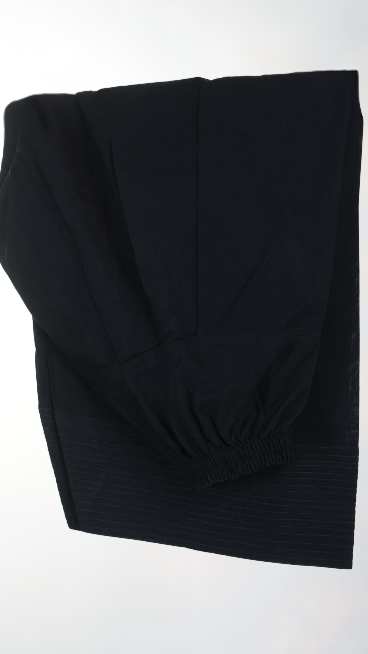 Siyah Zaad Plain: Black Cotton Suit for Women | Ready to Wear Co-ord Se