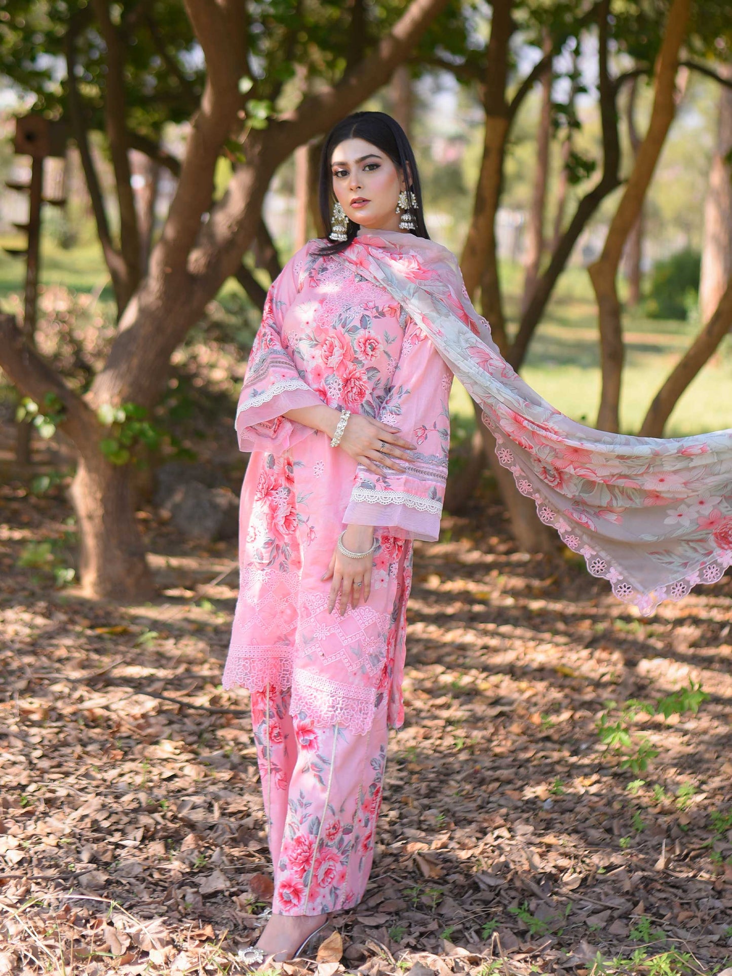 Fleur 3PC Lawn Suit
