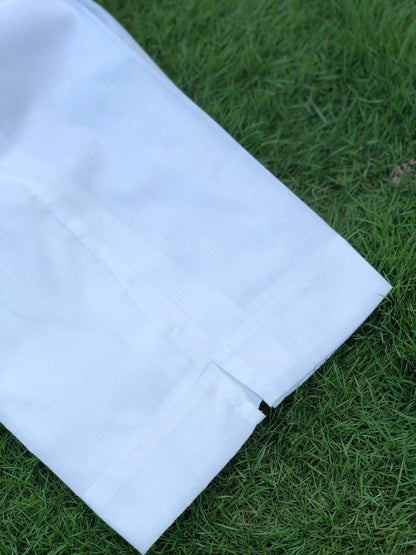 White fabric on green grass
